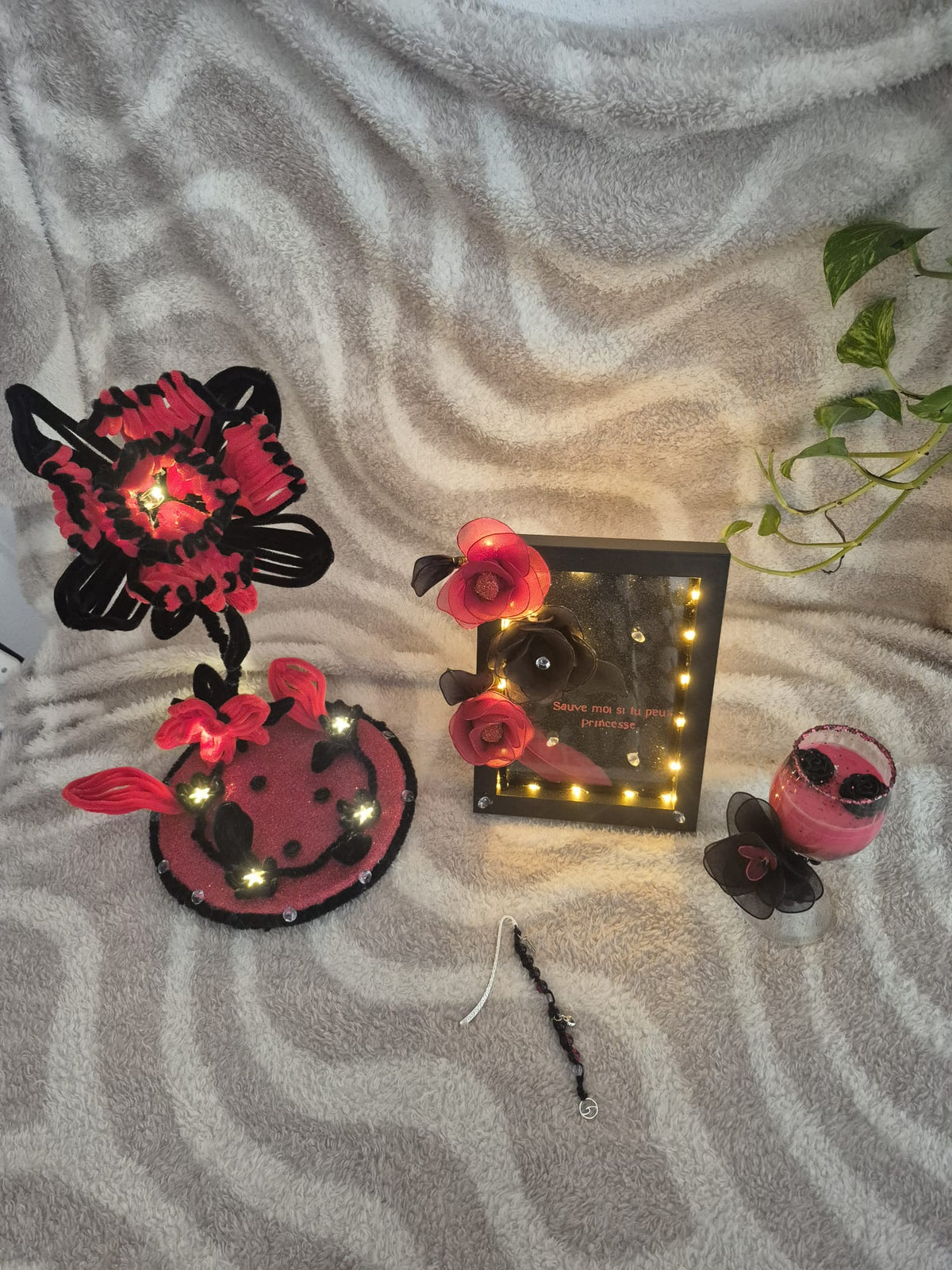 Coffret Dark romance rouge