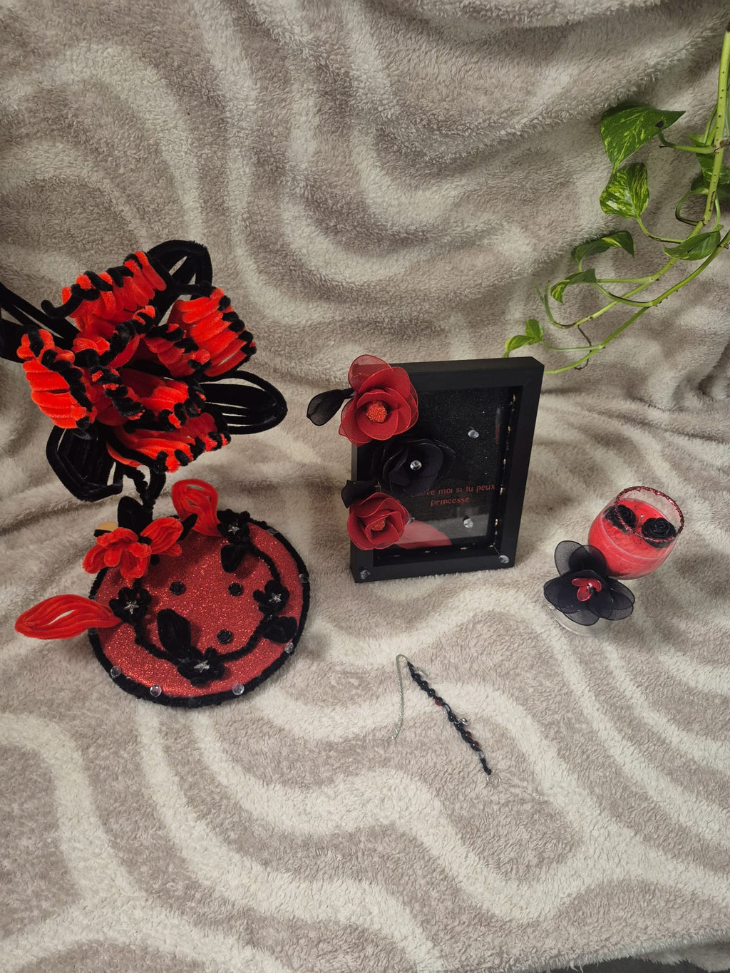 Coffret Dark romance rouge