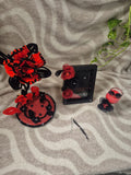 Coffret Dark romance rouge